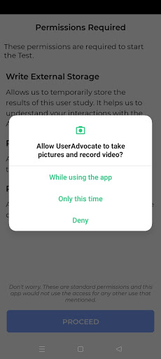 How to take an Android App User Study on Mobile/Tablet?