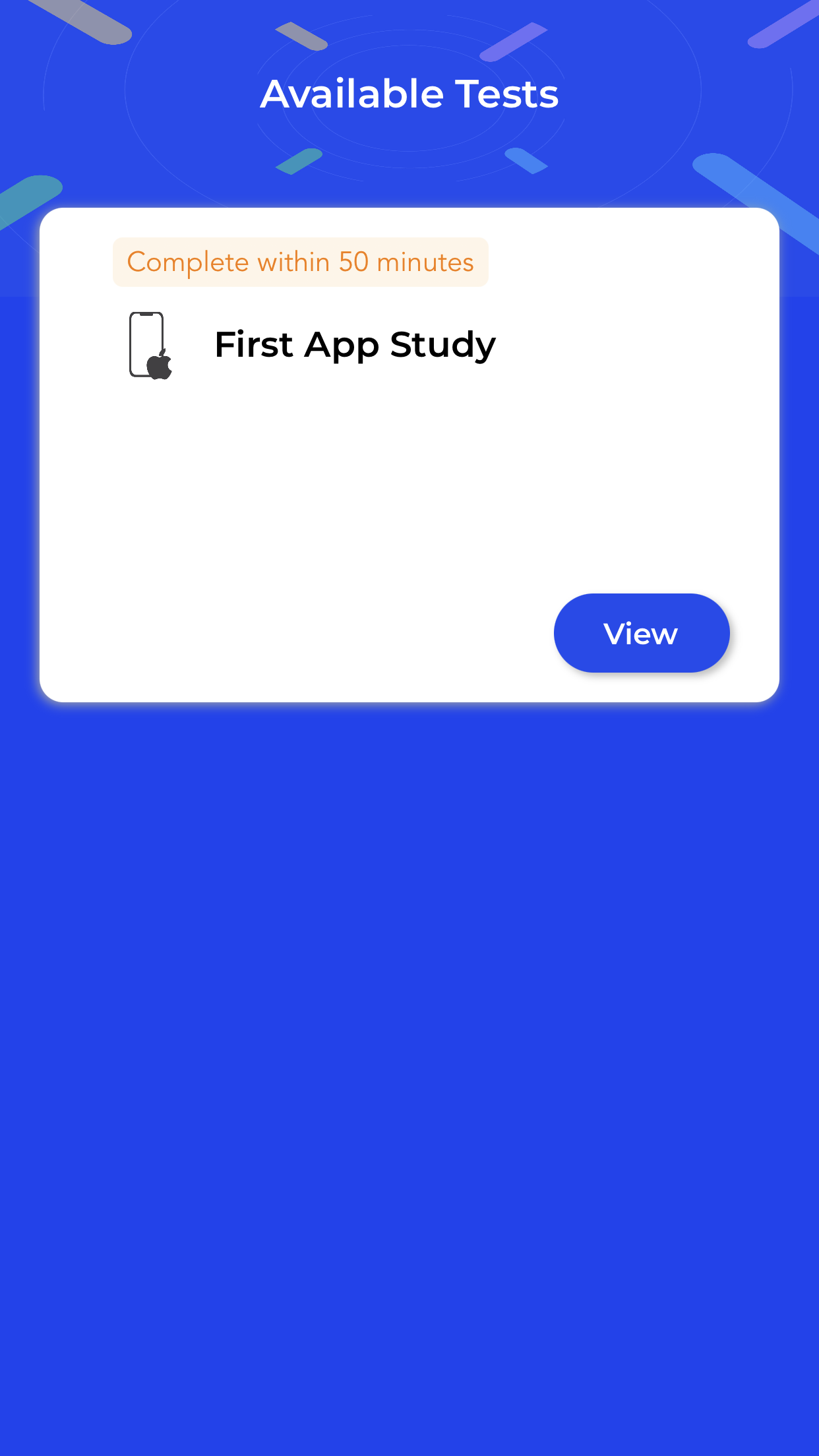 How to take an iOS App User Study on an iPhone/iPad?