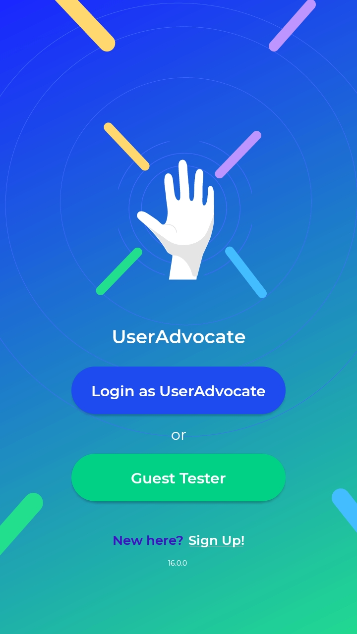 Mobile Website UserAdvocate App